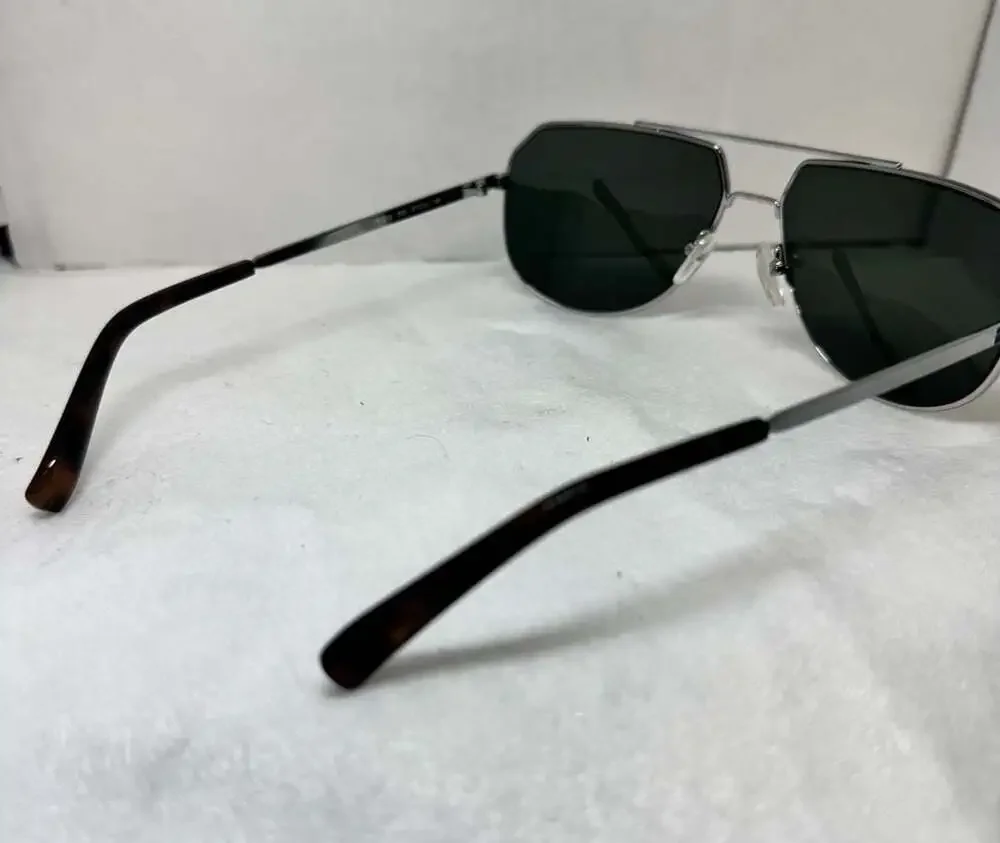 Calvin Klein R161S 033 Aviator Sunglasses in Silver